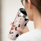30 oz Chicken Tumbler with Handle and Flip Straw, Stainless Steel Double Insulated Cup with Lid and Straw, Travel Coffee Mug 
