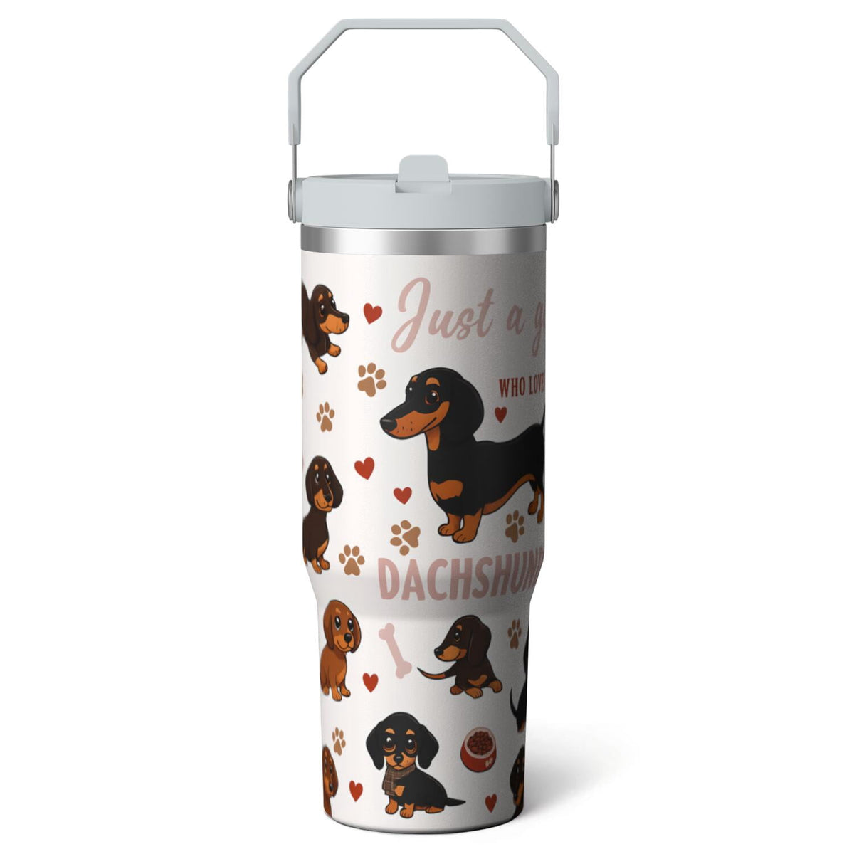 1pc Movie 30oz Tumbler with Straw & Handle - Insulated Stainless