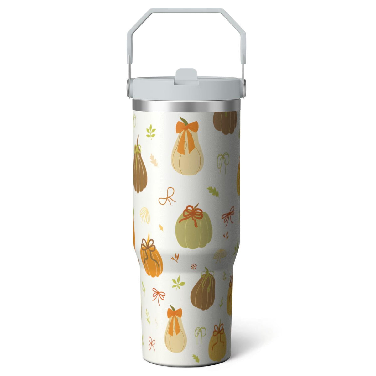 1pc Hummingbird 30oz Tumbler with Straw & Handle - Insulated Stainless
