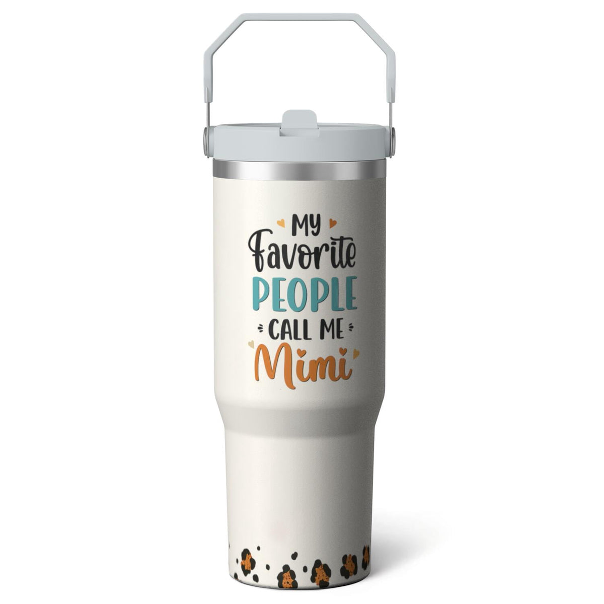 1pc pharmacist 30oz Tumbler with Straw & Handle - Insulated Stainless
