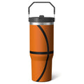 1pc 30oz Tumbler with Straw & Handle - Insulated Stainless Steel Cup | Holiday Gift for Man Women (Christmas, Valentine's, Bi