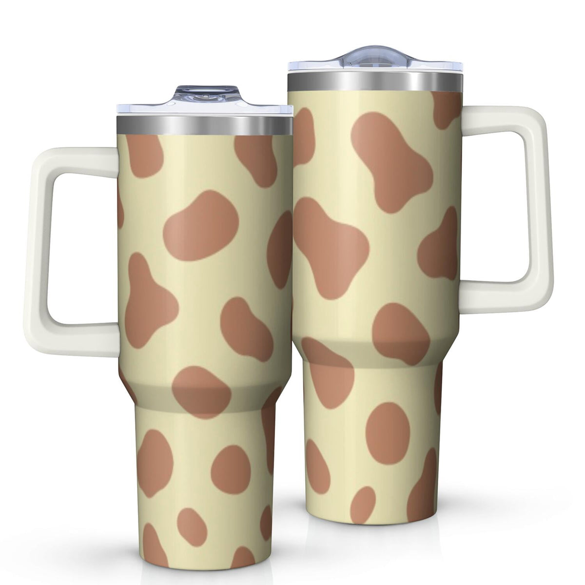 1pc nutcracker 40oz Tumbler with Straw & Handle - Insulated Stainless
