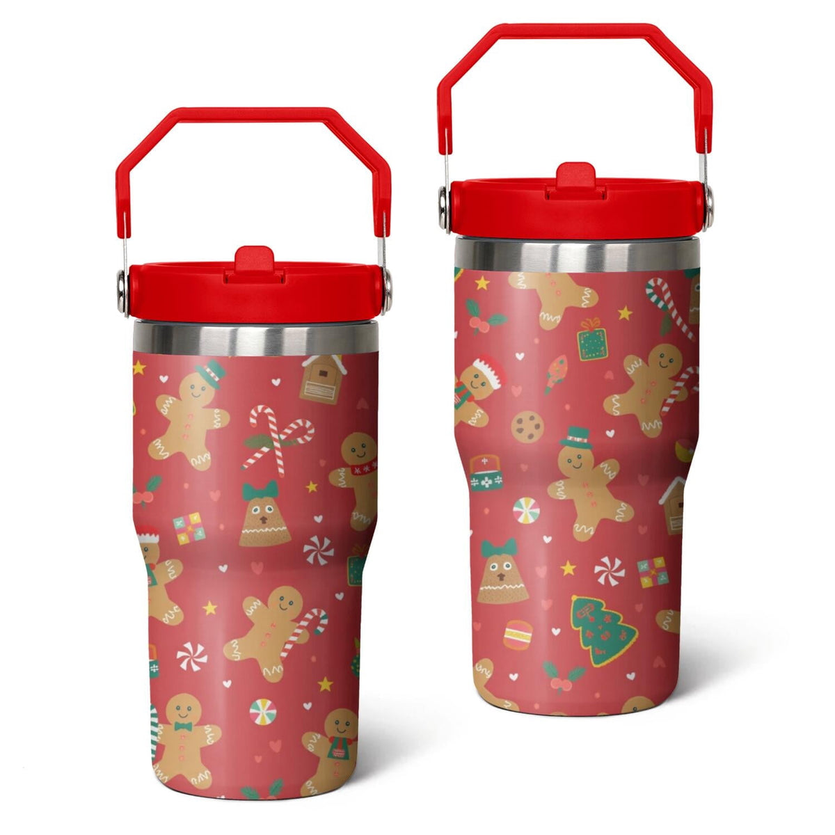 20 Oz Tumbler Christmas Tree Gift Tumbler with Lid and Straw
