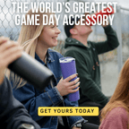 Loud Cup 23 oz Tumbler + Stadium Horn with Slide-Close Lid (Royal Purple) - Double-WallCup Reusable Water Bottle Coffee Trave