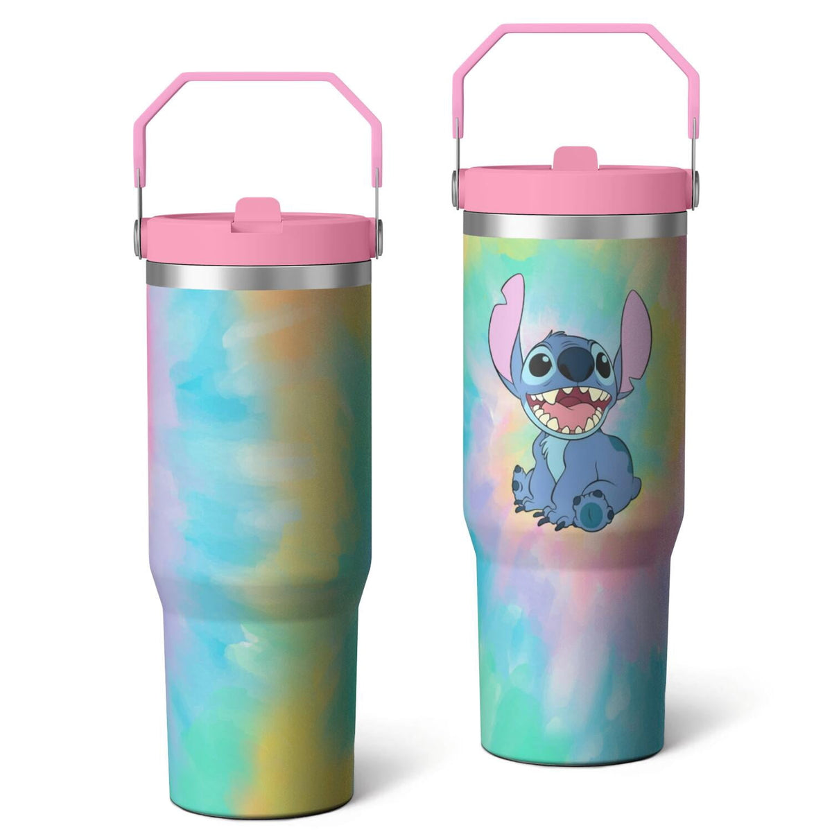 30oz Cartoon Movie Stainless Steel Tumbler with Lid and Straw,Spill Proof