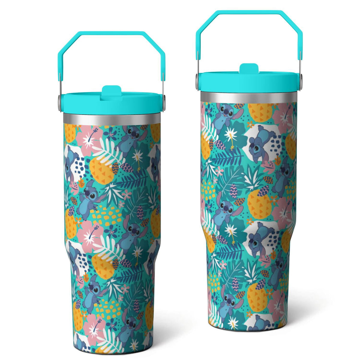 30oz Cartoon Movie Stainless Steel Tumbler with Lid and Straw,Spill Proof