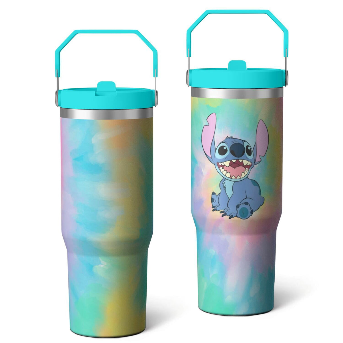 30oz Cartoon Movie Stainless Steel Tumbler with Lid and Straw,Spill Proof