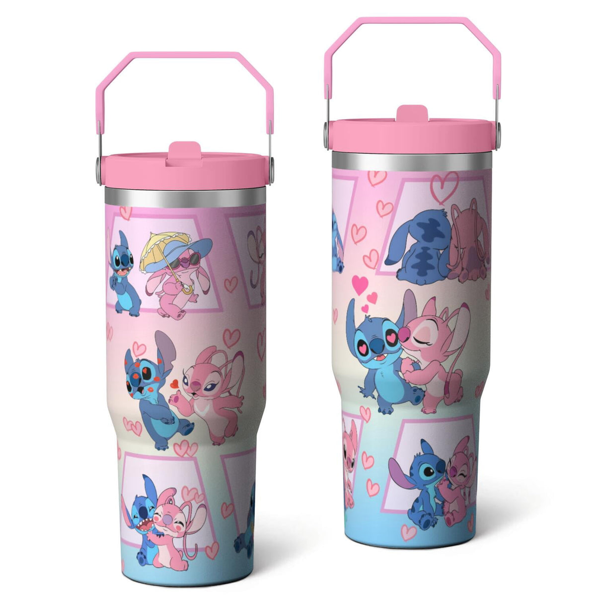 30oz Cartoon Movie Stainless Steel Tumbler with Lid and Straw,Spill Proof