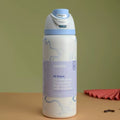 32oz Limited Edition Stainless Steel Tumbler - Leakproof Dual Lid (Straw & Sip), Soft Handle, Double-Wall Insulated Travel Mu