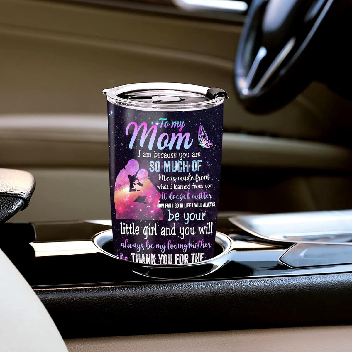 Personalized Moms Gifts Tumbler Cup Customized Name With Lid 20oz 30oz Present Ideas Birthday Christmas Mothers Day Anniversa
