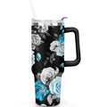 40 oz Hawaii Tropical Plants Tumbler Hawaii Tropical Plants Theme 40oz Tumbler with Handle Spill Proof Lid Straw Double Insul