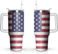 40oz Easter Bunny Tumbler with Handle and Straw, Rabbit Stainless Steel