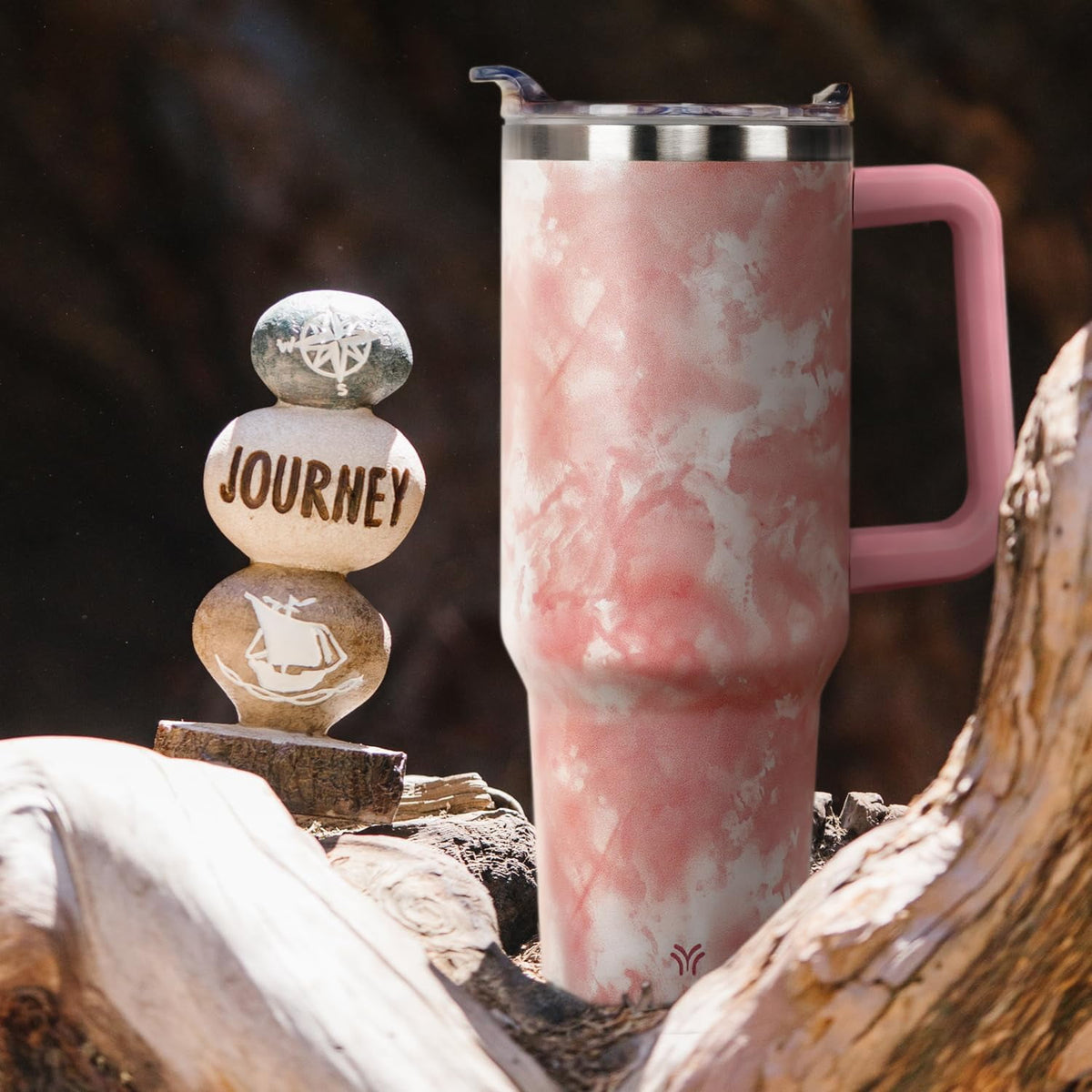 40oz Tumbler with Handle and Straw Lid | Vacuum Insulated Leak