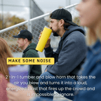 Loud Cup 23 oz Tumbler + Stadium Horn with Slide-Close Lid (Royal Purple) - Double-WallCup Reusable Water Bottle Coffee Trave