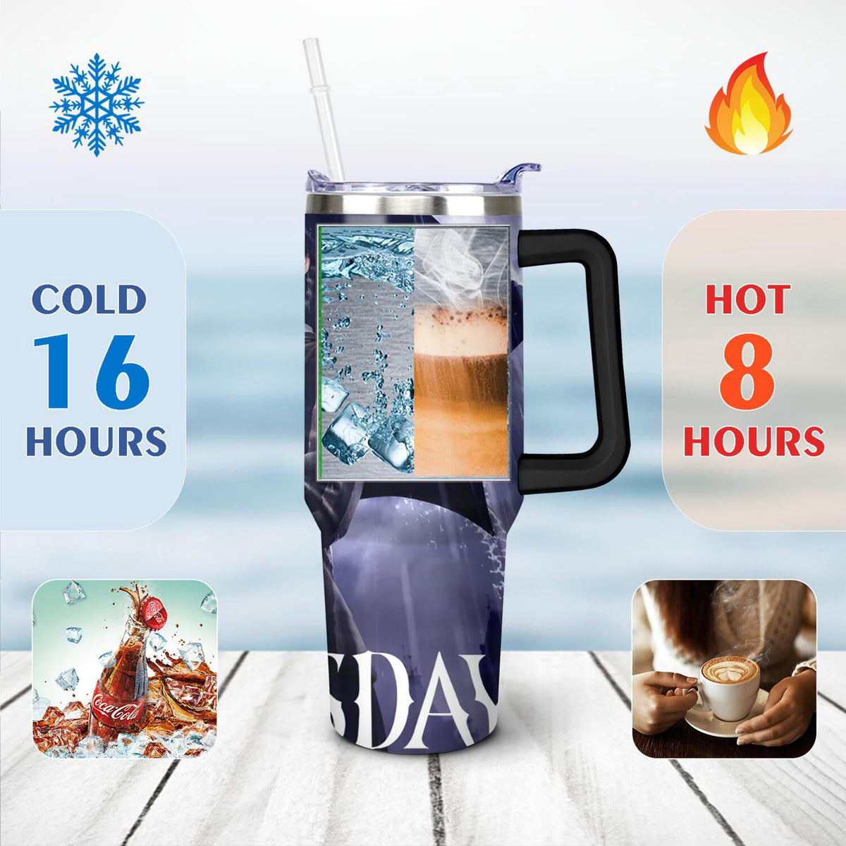40oz Wednesday Girl Stainless Steel Tumbler with Lid and Straw,Wednesday Stuff Merchandise Spill Proof Travel Cup Double Wall