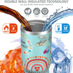 1pc pharmacist 30oz Tumbler with Straw & Handle - Insulated Stainless Steel Cup | Holiday Gift for Man Women (Christmas, Vale