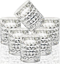 8 Oz Set of 6 Tritan Plastic Glasses Unbreakable Drinking Cups Dishwasher Safe BPA Free Shatterproof Drinkware Crystal Clear 
