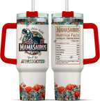 Tumbler 40 Oz With Handle Lid And Straw, Grandmasaurus Nutrition Facts
