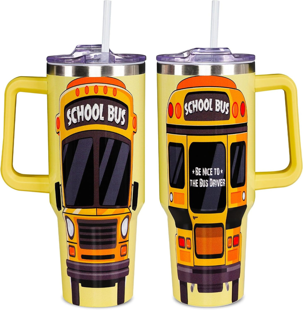 Christmas Gifts for Bus Drivers, School Bus Driver Tumbler 40 OZ