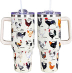 Chicken Tumbler Cup 40 OZ, Chicken Gifts For Chicken Lovers, Chicken