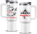 Crap Turns Out This Is My Circus Tumbler 40 oz, Funny Birthday Gifts for Mom Grandma Boss, Mother''s Day Christmas Mom Gifts 