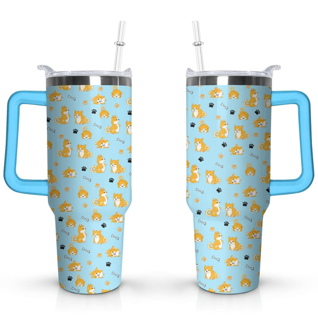 Gift for Dog Lovers Cute Dog Tumbler for Women - 40oz