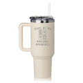 Daylor 40 oz Tumbler with Handle and Straw Lid Stainless Steel Insulated Travel Mug Cup Tears Of My Mahjong Opponents Funny (