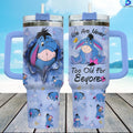 Disney Eeyore 40oz Tumbler, Winnie The Pooh Tumbler For Fan, Eeyore Stainless Tumbler, Disneyland Trip Steel Tumbler, Pooh Fr