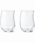 Georg Jensen mouth blown Cobra Tall Tumbler Pair, Clear