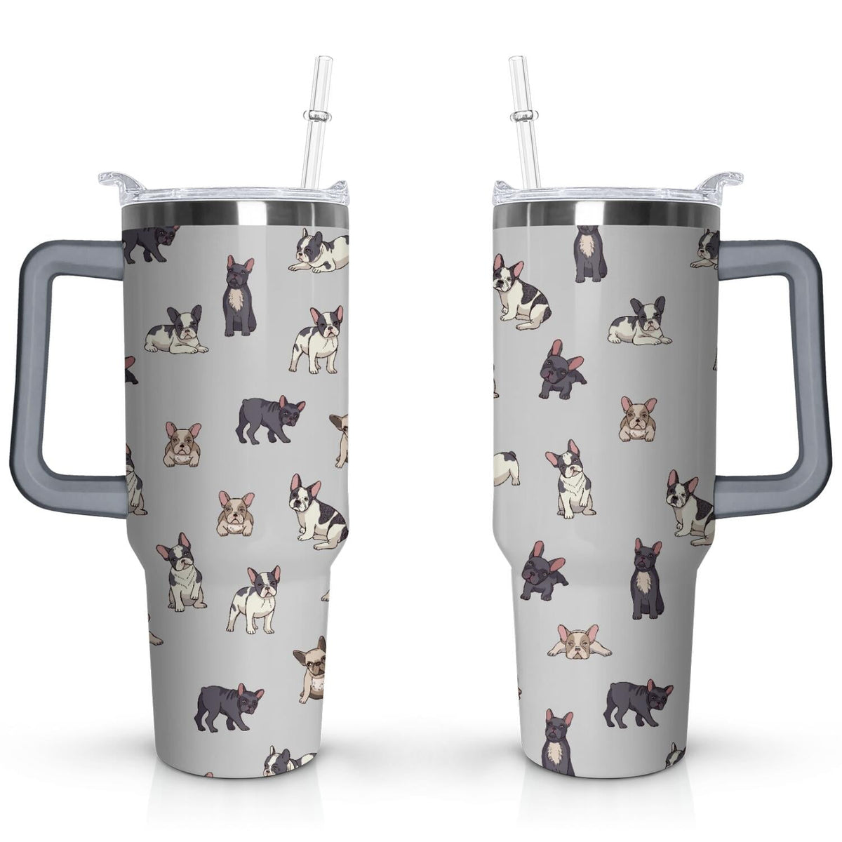 Gift for Dog Lovers Cute Dog Tumbler for Women - 40oz