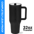 HydroJug Traveler 32 oz Water Bottle, Stainless Steel Insulated Tumbler