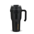 Life's Easy 40 oz Tumbler with Handle and Built-in Flip Straw - Leakproof Vacuum Insulated Stainless Steel Mug with 2-in-1 Li