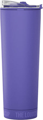 Loud Cup 23 oz Tumbler + Stadium Horn with Slide-Close Lid (Royal Purple) - Double-WallCup Reusable Water Bottle Coffee Trave