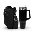 Made Easy Kit Tumbler & Neorpene Pocket Carrier for Water, Iced Tea or Coffee - Stainless Steel Vacuum Insulated Car Cup with