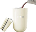 OTE Coffee Cup Travel Mug 12 OZ Leakproof, Keep Ice & Hot Personal Coffee Cup, 350 ML Vacuum Insulated Tumbler, BPA-Free Stai