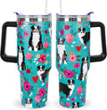 Pitbull Gifts Dog Tumbler Cup for Women Men 40oz Stainless Steel