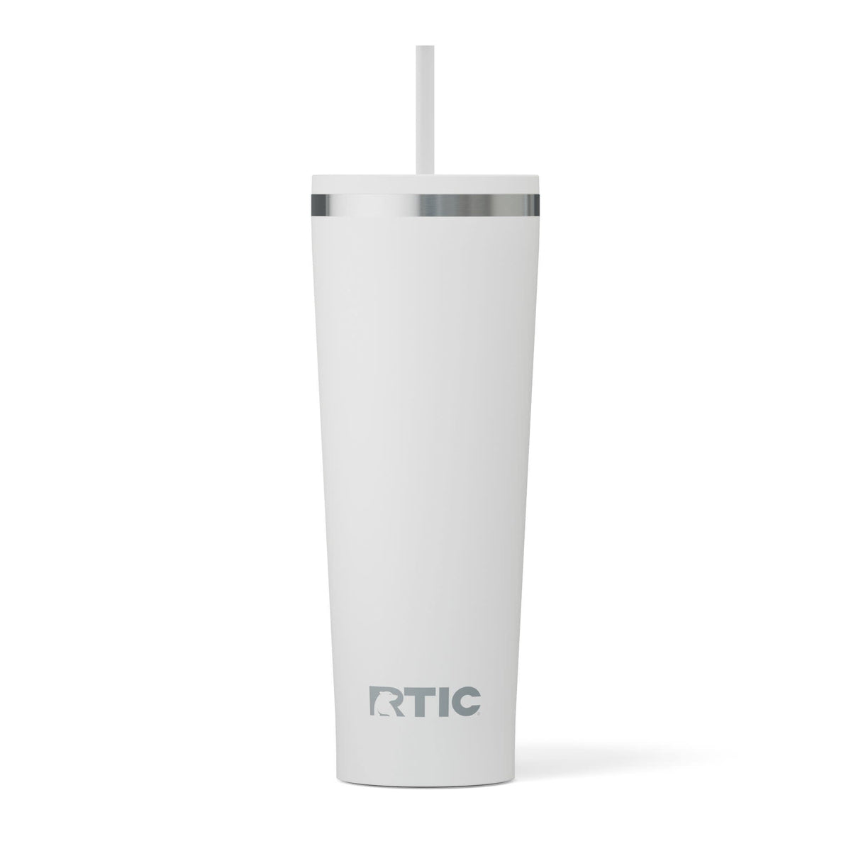 RTIC 28 oz Ceramic Lined Everyday Tumbler, Spill-Resistant Straw Lid, Plum