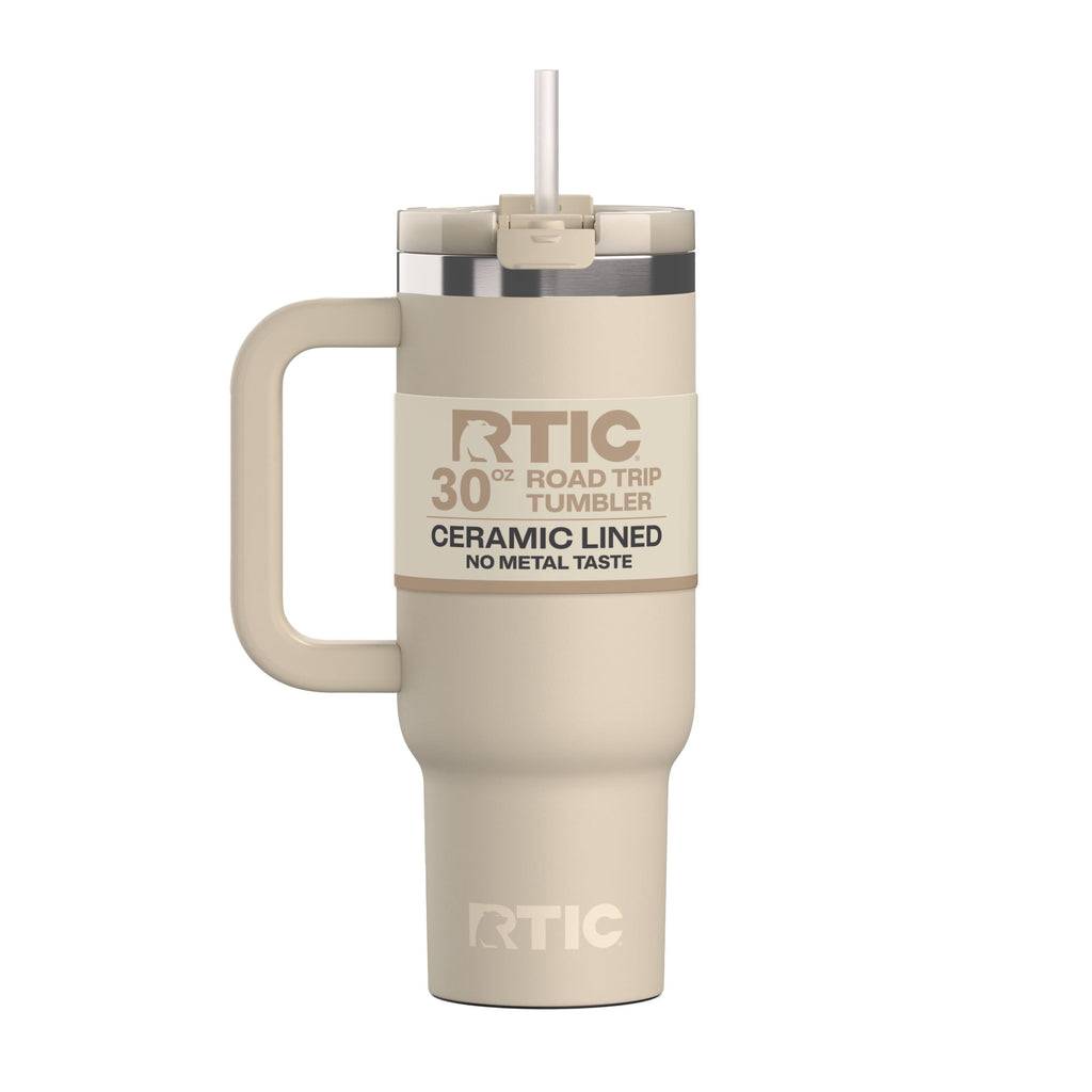 RTIC 30 oz Ceramic Lined Road Trip Tumbler with Handle
