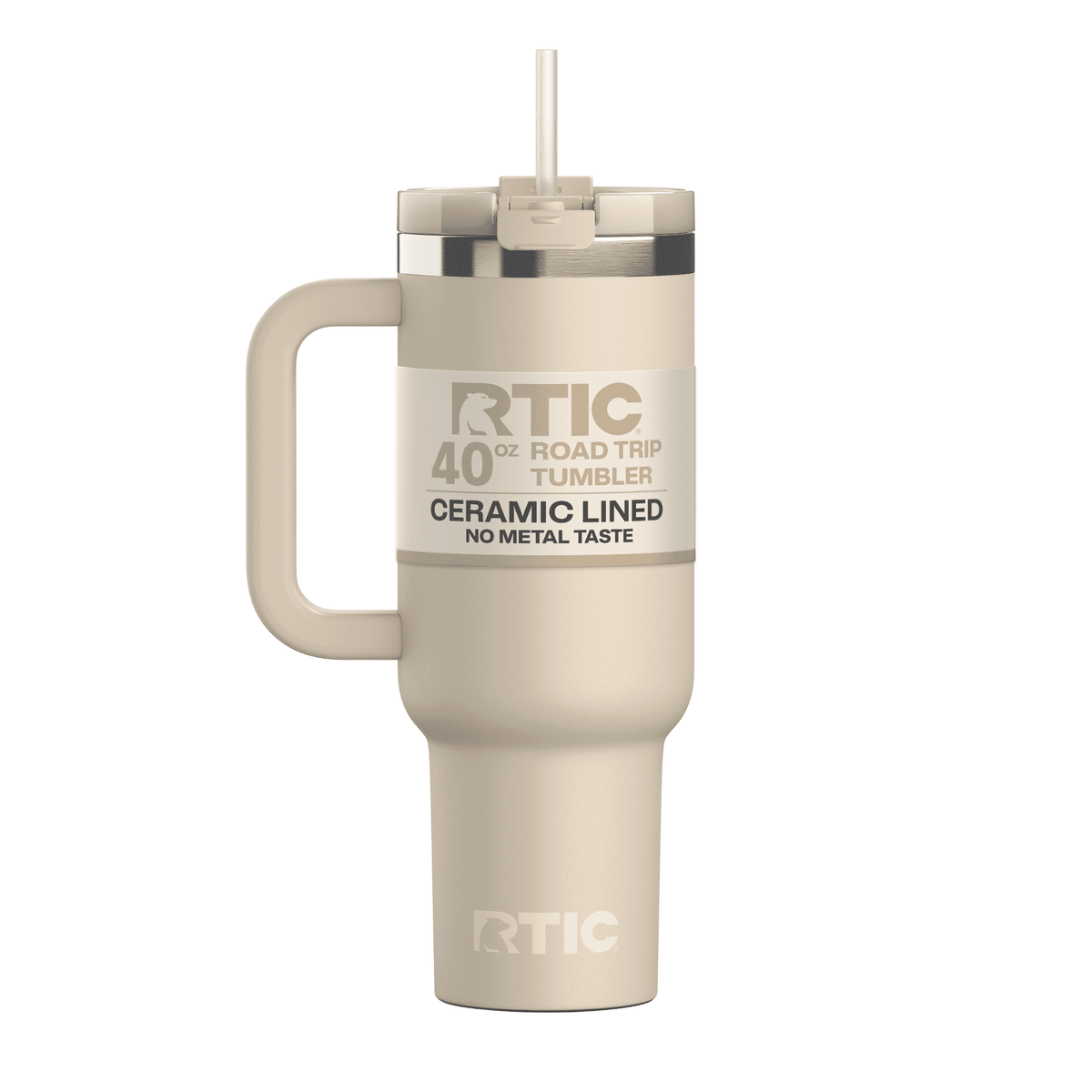 RTIC 40 oz Ceramic Lined Road Trip Tumbler with Handle