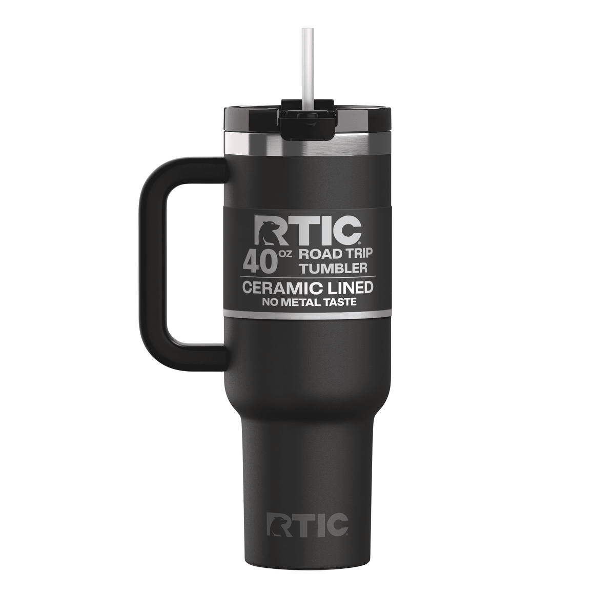 RTIC 40 oz Ceramic Lined Road Trip Tumbler with Handle