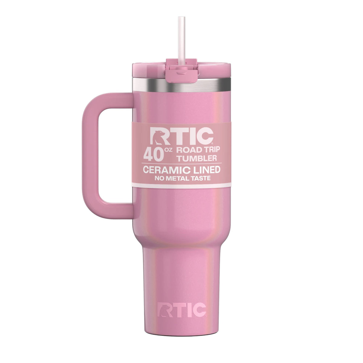 RTIC 40 oz Ceramic Lined Road Trip Tumbler with Handle