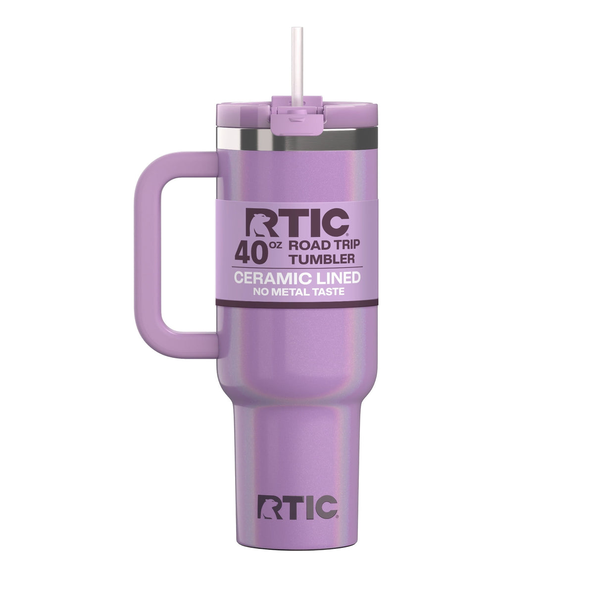 RTIC 40 oz Ceramic Lined Road Trip Tumbler with Handle