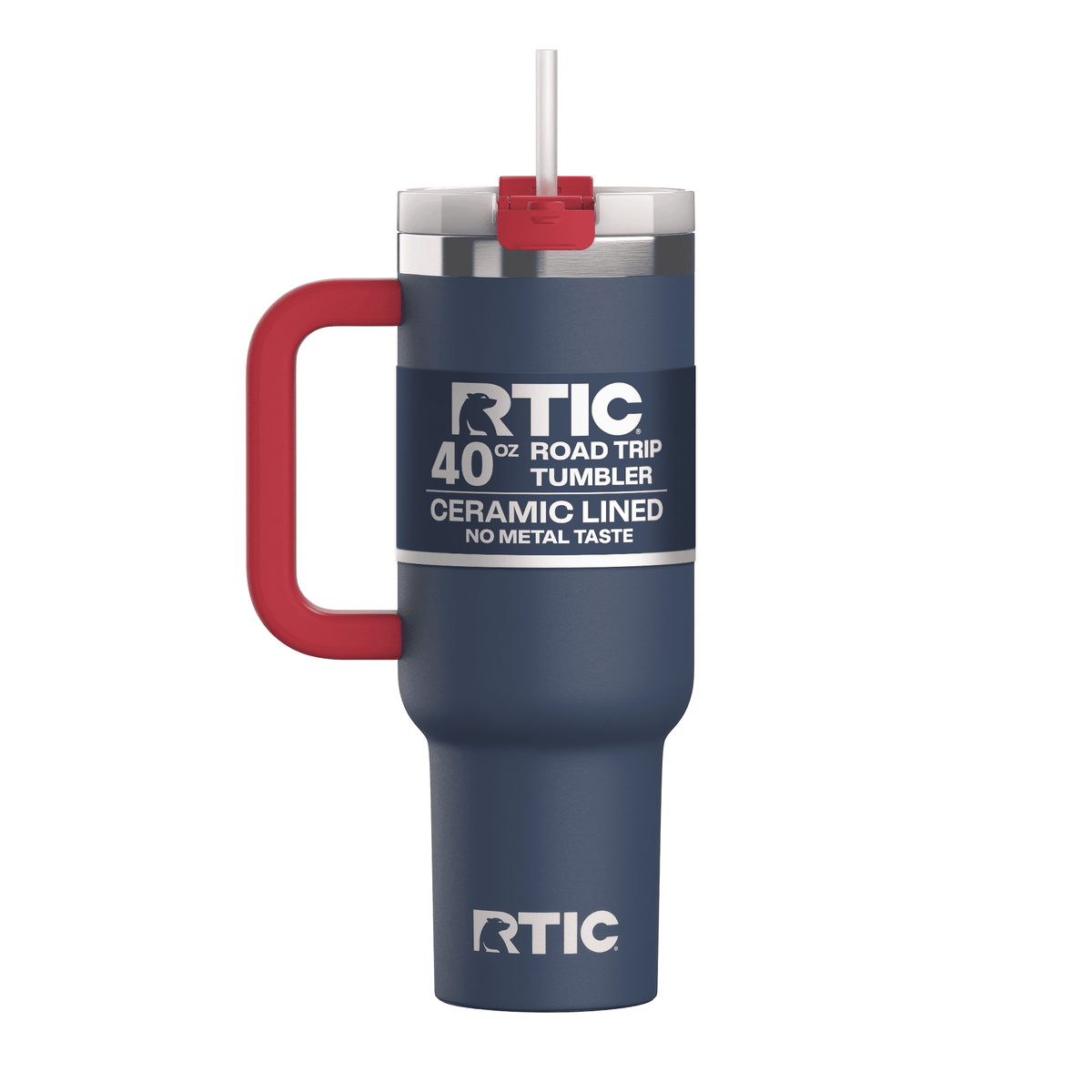 RTIC 40 oz Ceramic Lined Road Trip Tumbler with Handle