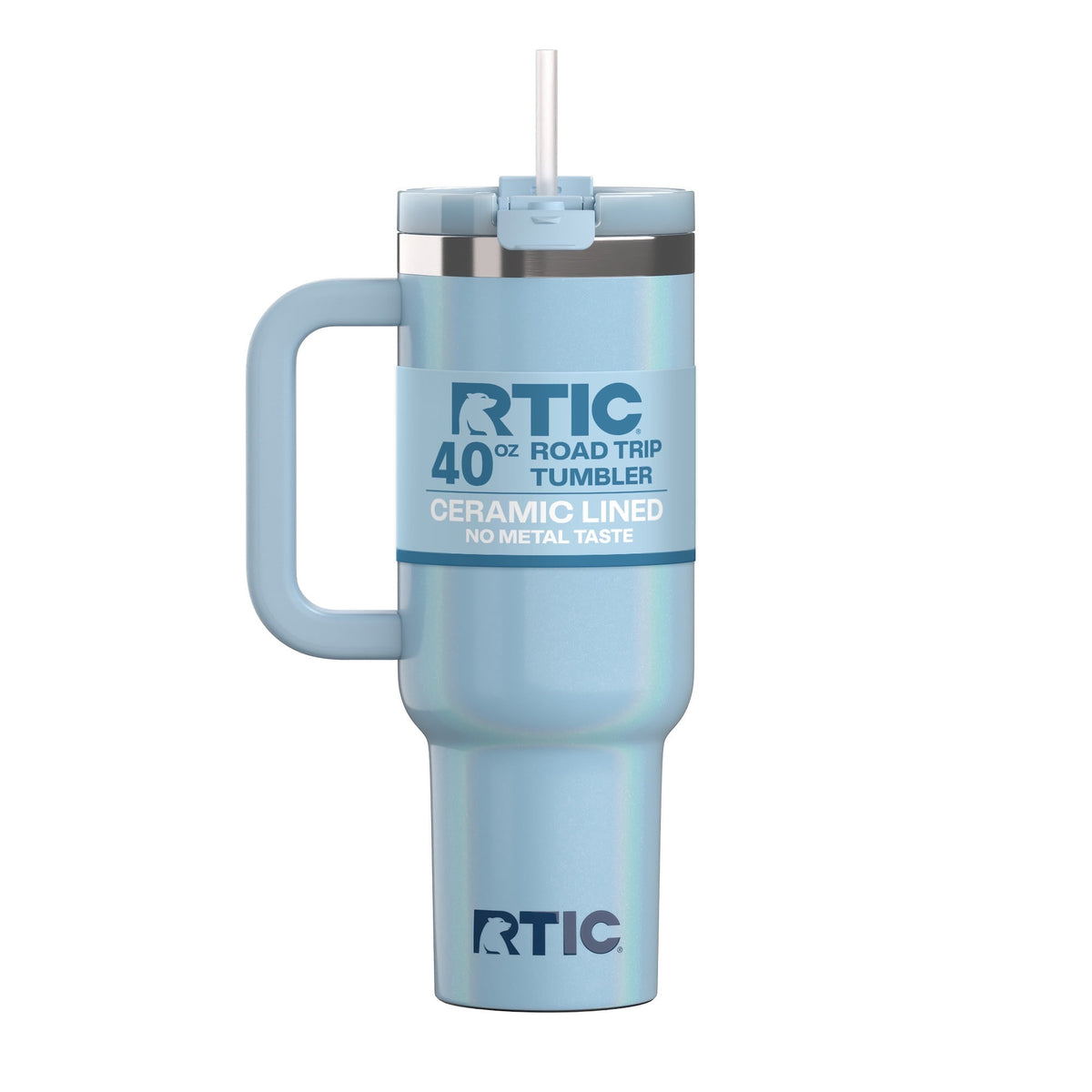 RTIC 40 oz Ceramic Lined Road Trip Tumbler with Handle