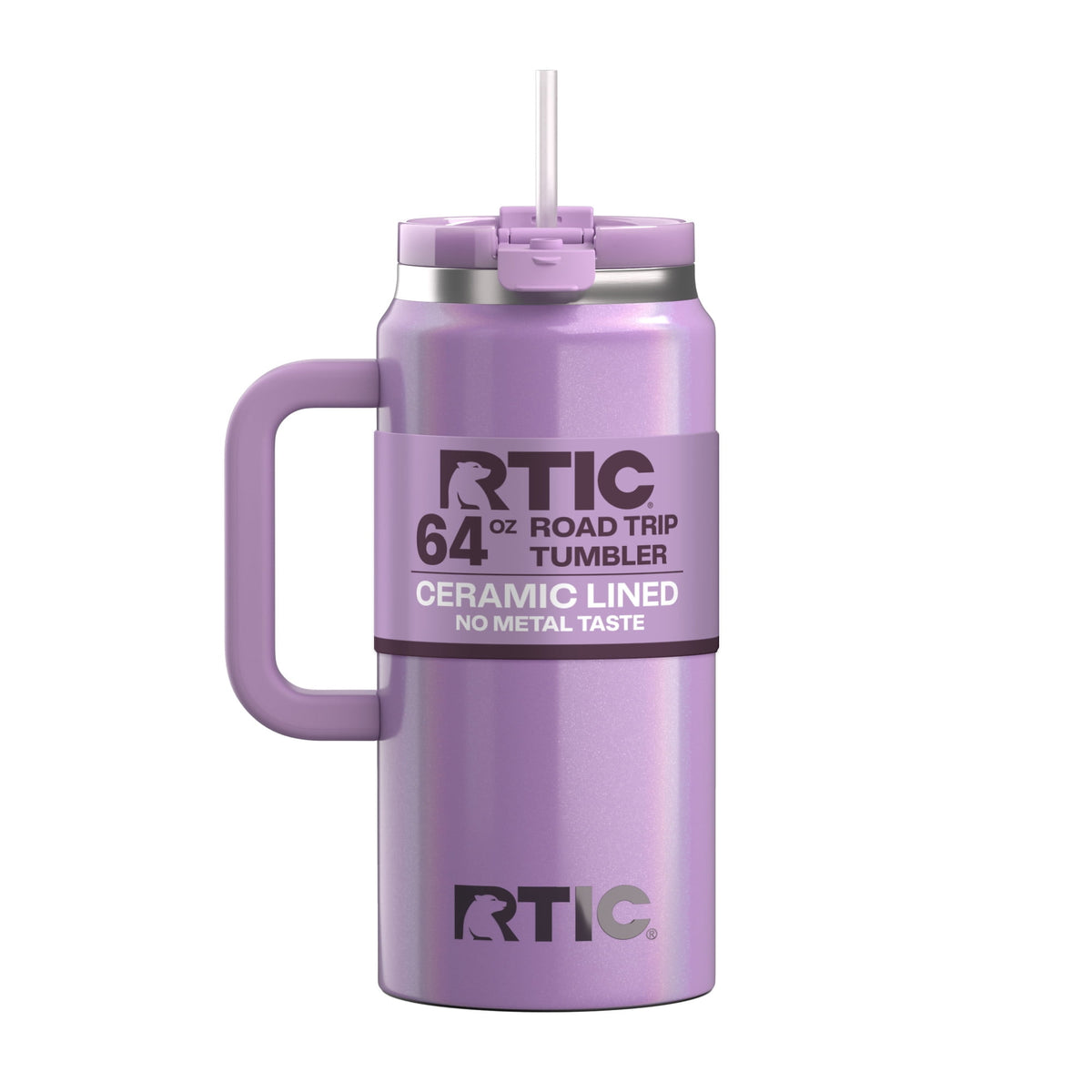 RTIC 64 oz Ceramic Lined Road Trip Tumbler with Handle