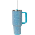 STP GOODS Stainless Steel Rhinestone Insulated Tumbler with Handle Lid