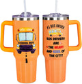 Christmas Gifts for Bus Drivers, School Bus Driver Tumbler 40 OZ