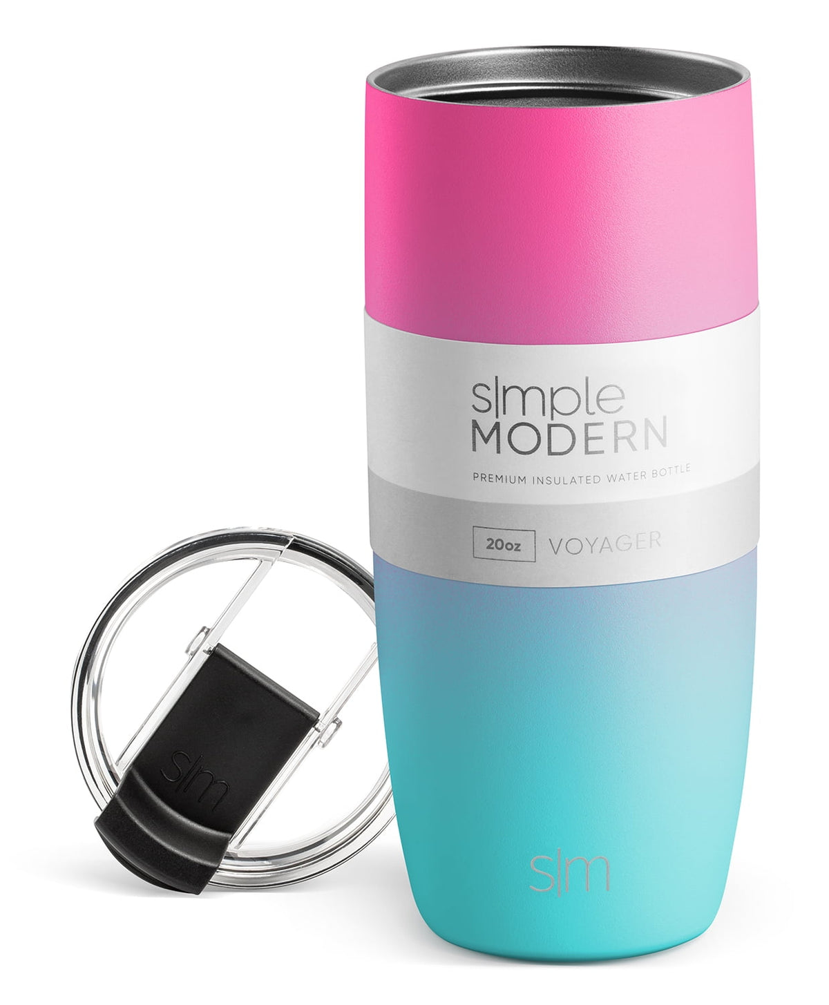 Simple Modern 16oz Voyager Travel Mug Tumbler w/ Clear Flip Lid