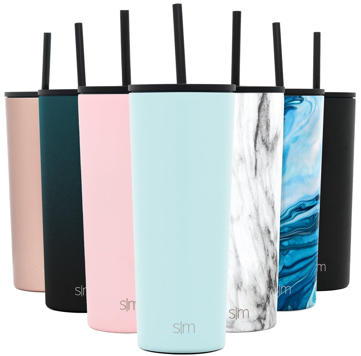 Simple Modern 24oz Classic Tumbler with Straw and Flip Lid