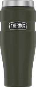 Thermos Stainless King Vacuum Insulated Stainless Steel Tumbler 16Oz Matte Rustic